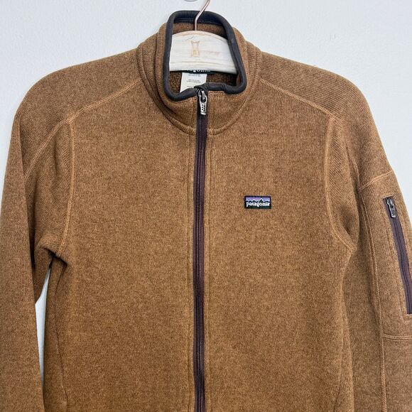 Patagonia Better Sweater Fleece Jacket Womens Medium Brown Full Zip - Picture 2 of 6